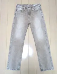 アッパーハイツ　デニム　23　セピア　ストレートパンツ　ジーンズ　ロングデニム