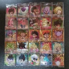 25種類　ドラゴンボール　融合と合体の超越者　ウエハース　シール　セミコンプ