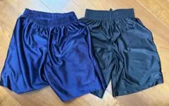 IGNIO ブラック ハーフパンツ140サイズ　ネイビーハーフパンツ140サイズ