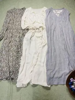 M69☆大人シンプル女子ワンピースコーデ　Mサイズ 3点セット