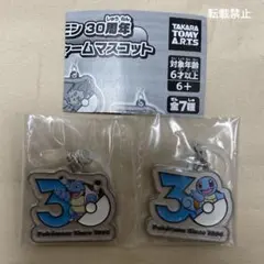 ポケモン30周年メタルチャーム　ゼニガメ・カメックスセット