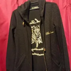 Black Queen 花柄刺繍 パーカー