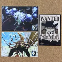 ONEPIECE ゾロ ミホーク ポストカード＆手配書ブロマイドセット