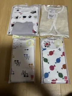 UNIQLO ベビー肌着 80サイズ 2枚セット パジャマセット レーシーボレロ