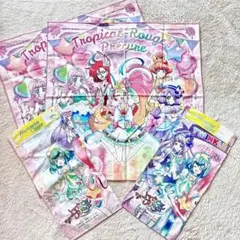 トロピカルージュ トゥインクル プリキュア ハンカチ ４点セット