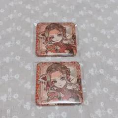 地縛少年花子くん 七不思議 スクエア缶バッジ ヤコ