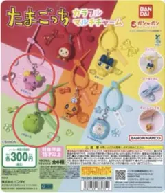 《匿名配送》たまごっち　カラフルマルチチャーム　ふらわっち　くちぱっち2種セット