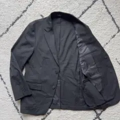 ユニクロ　2WAYストレッチジャケット　テーラード　ブラック　S 453854