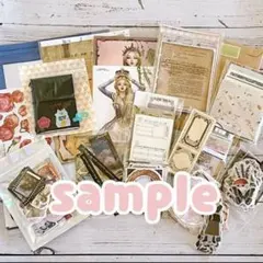 超お得！大容量 コラージュ素材 おすそ分け 人物ステッカー