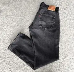 Levi's 501 ブラックデニム W33 L32 後染め サークルR