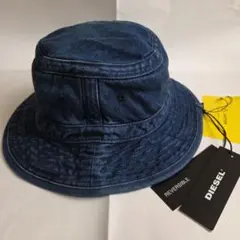 DIESEL バケットハット デニム/ブラック リバーシブル