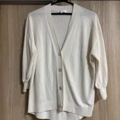 ［ホワイトベージュ］［カーディガン］【global work】レディース
