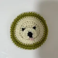 犬のポーチ　かぎ編み　編み物　ハンドメイド