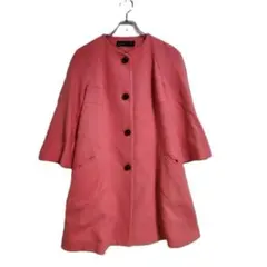 入手困難デザイン☆タグ付き☆ZARA WOMAN】ノーカラーコート サイズL 