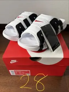 Nike Air More Uptempo Slide 白 28cm
