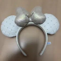 東京ディズニーリゾート カチューシャ ホワイト パール