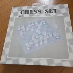 유리 체스 세트 체스 세트