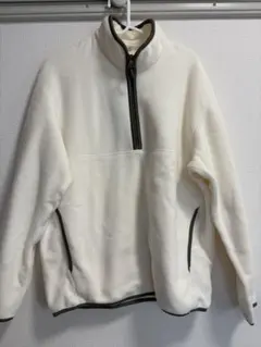 『値下げ中』UNIQLO フリースジャケット Lサイズ ホワイト