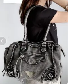 【mily bilet】デニムバッグトートバッグのサムネイル