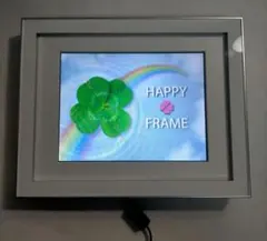 HAPPY FRAME デジタルフォトフレーム HF-T830-W - メルカリ