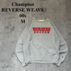00s【Champion】チャンピオン（M）リバースウィーブ＊プリントスウェット
