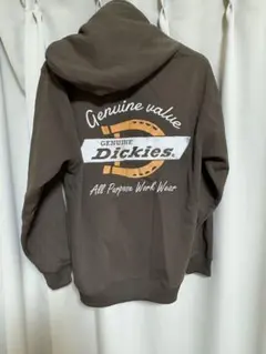 Dickies ブラウン パーカー フード付き裏起毛M人気ディッキーズ