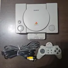 美品※希少※ワイヤレス※プレステ PS1 本体一式 ソニー SCPH-9000