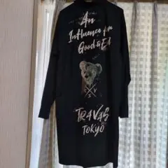 TRAVAS TOKYO クマプリント ロングシャツ値下げのサムネイル