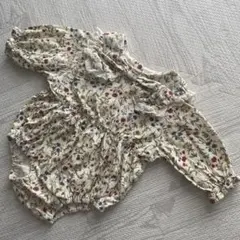 花柄 tateatete 70 長袖 ロンパース