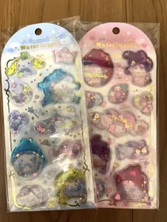 【正規品】ウォーターインシール　サンリオ　2枚セット　シナモロール　マイメロ