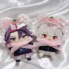 ぬい服 10cm にじぱぺ にじぱぺっと ヘッドドレス ピンク いちご