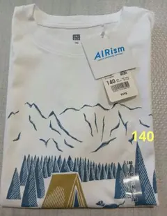 ユニクロ　エアリズム　Tシャツ　半袖　140センチ エアリズムコットン