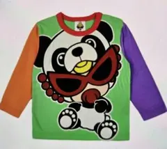 ヒステリックミニ　パンダ　ロングTシャツ　マルチカラー　ヒスミニ