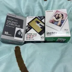 FUJIFILM instax mini 3種 40枚 フィルムセット
