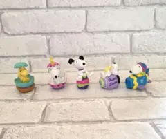 ヴィンテージスヌーピー PVCフィギュア イースター ５体セット