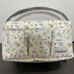 新品・タグ付】しまむら限定 ポチャッコ 仕切り付き収納ケース 化粧ポーチ