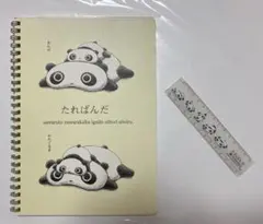 レトロ　1998 たれぱんだ リングノートB5 定規　セット　サンエックス