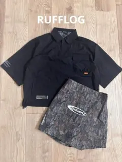 新品⭐︎RUFFLOG プルオーバーライトシャツ ハーフパンツセットアップ