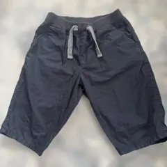 プチバトー ハーフパンツ ネイビー 10ans/140cm ウエストゴム
