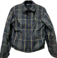 RalphLauren タータンチェック柄 ダウンジャケット