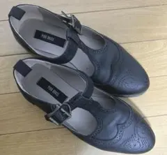 ピンクハウス　パンチングシューズ【黒皮】のサムネイル