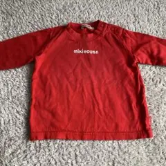 Miki House 赤 長袖Tシャツ 70