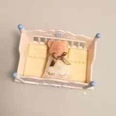 シルバニアファミリー　ビスケットクマ　小さい赤ちゃん　みつご　ねんね