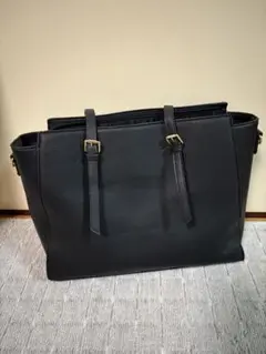 ブラックトートバッグ ビジネスバッグ