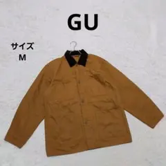 GU カバーオールジャケット M ブラウン シンプル カジュアル きれいめ