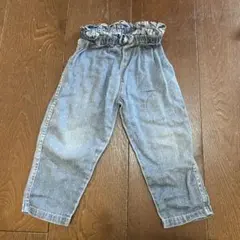 プチバトー　ドット柄ゴムウエストロングパンツのサムネイル