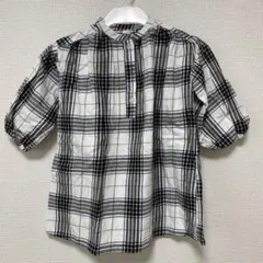 アプレレクール　ワンピース　チェック柄 90 女の子　秋冬　長袖　ポケット付き