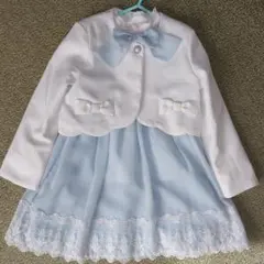 エニィファム フォーマル 水色 ワンピース 120 130