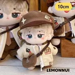 10cm 着せ替え ぬいぐるみ服 ちびぬい 帽子 フルセット 推し活-E086