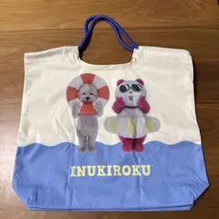 【未使用】犬記録コラボ　ナツパンダ　ロープハンドルバッグ　イオン